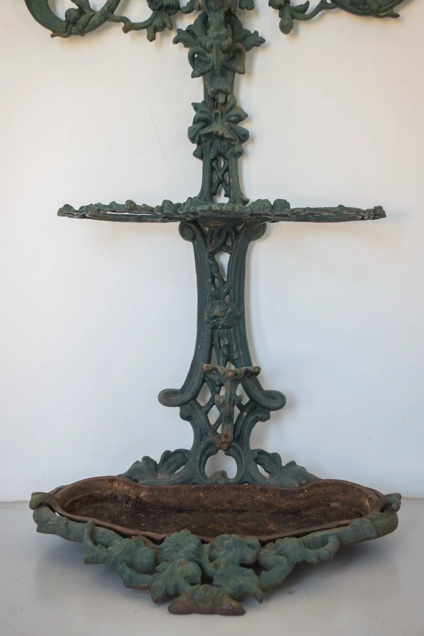 Ornate Victorian - Style Coat Rack in Cast Iron