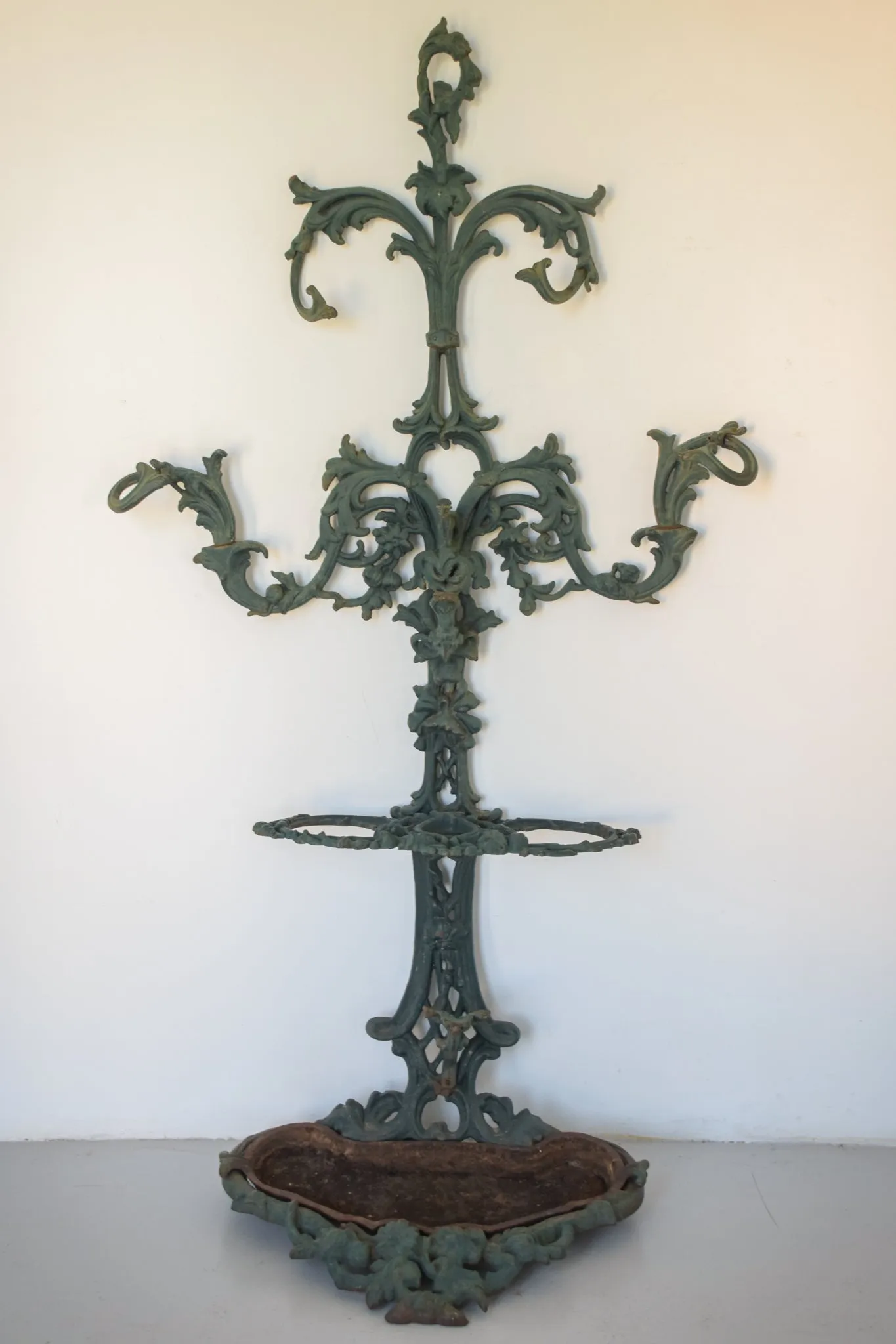 Ornate Victorian - Style Coat Rack in Cast Iron