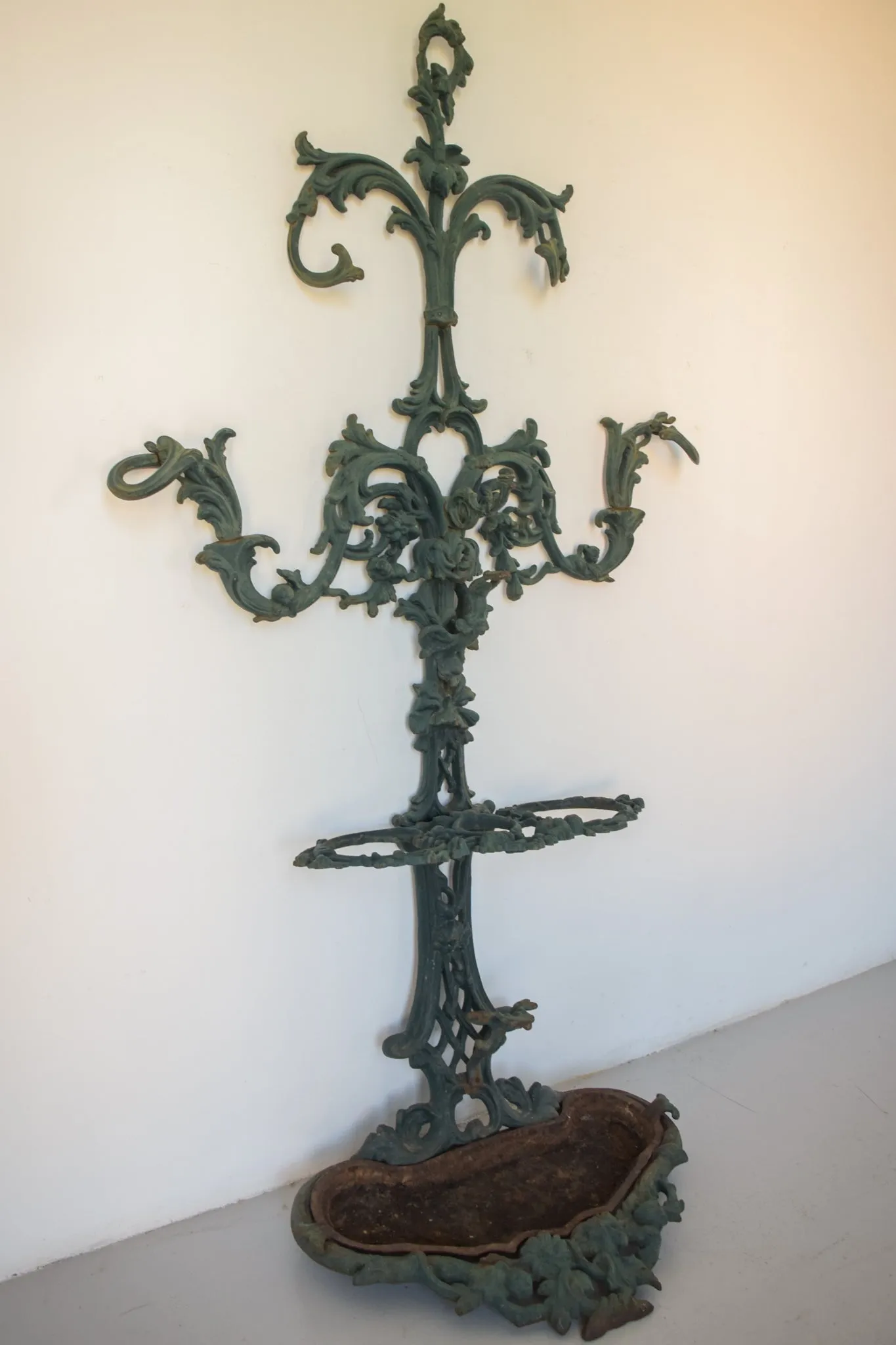 Ornate Victorian - Style Coat Rack in Cast Iron