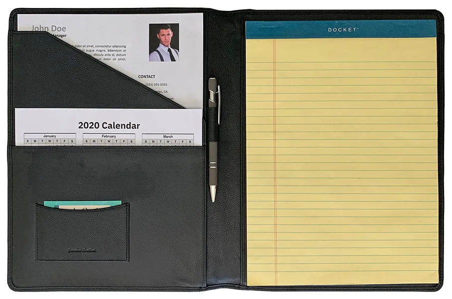 Personalized Leather Portfolio/Padfolio