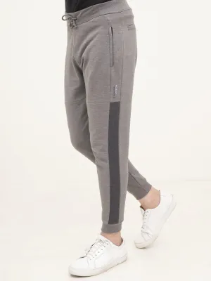 PIQUE FLEECE TROUSER LIGHT GREY