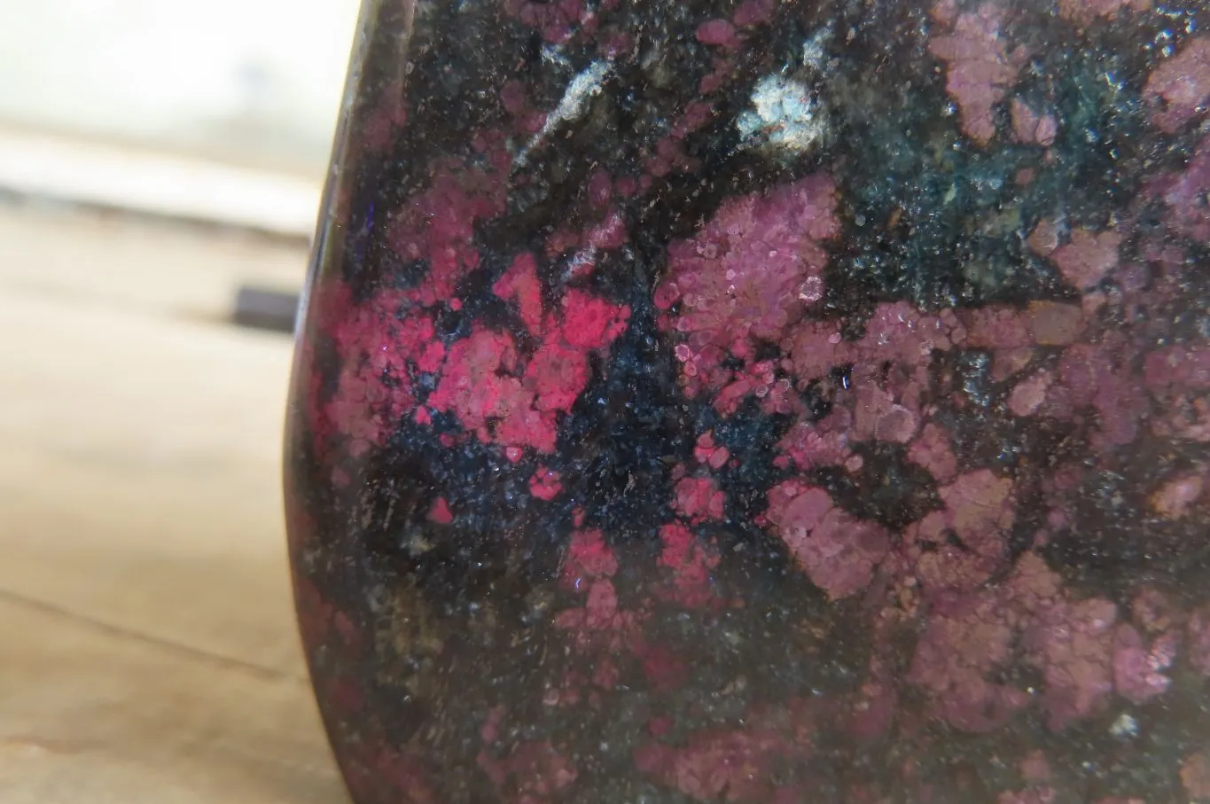 Polished Ruby Corundum In Chrome Verdite Standing Free Forms x 4 From Zimbabwe