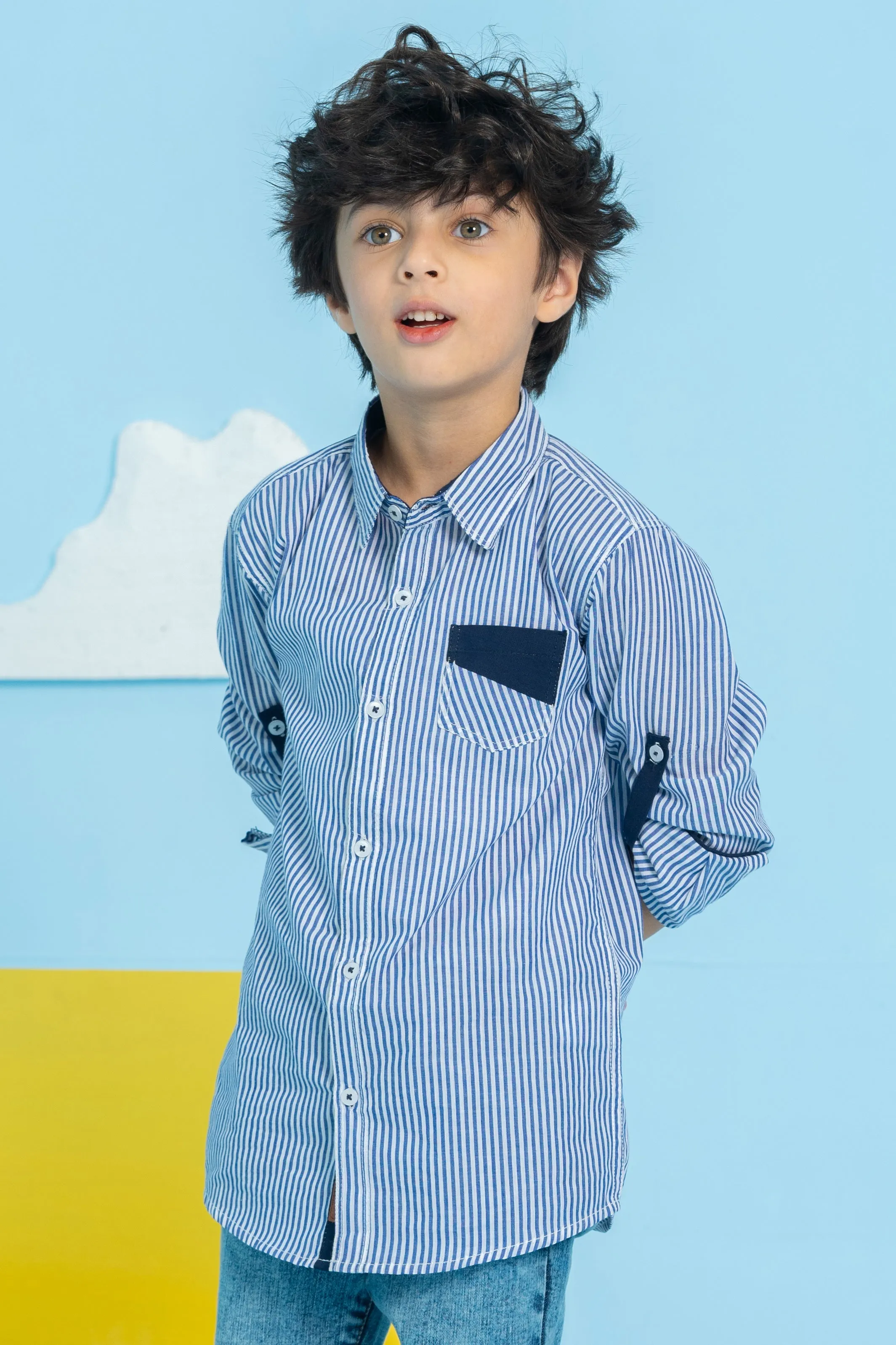 "MARWAN" Cotton Casual Shirt