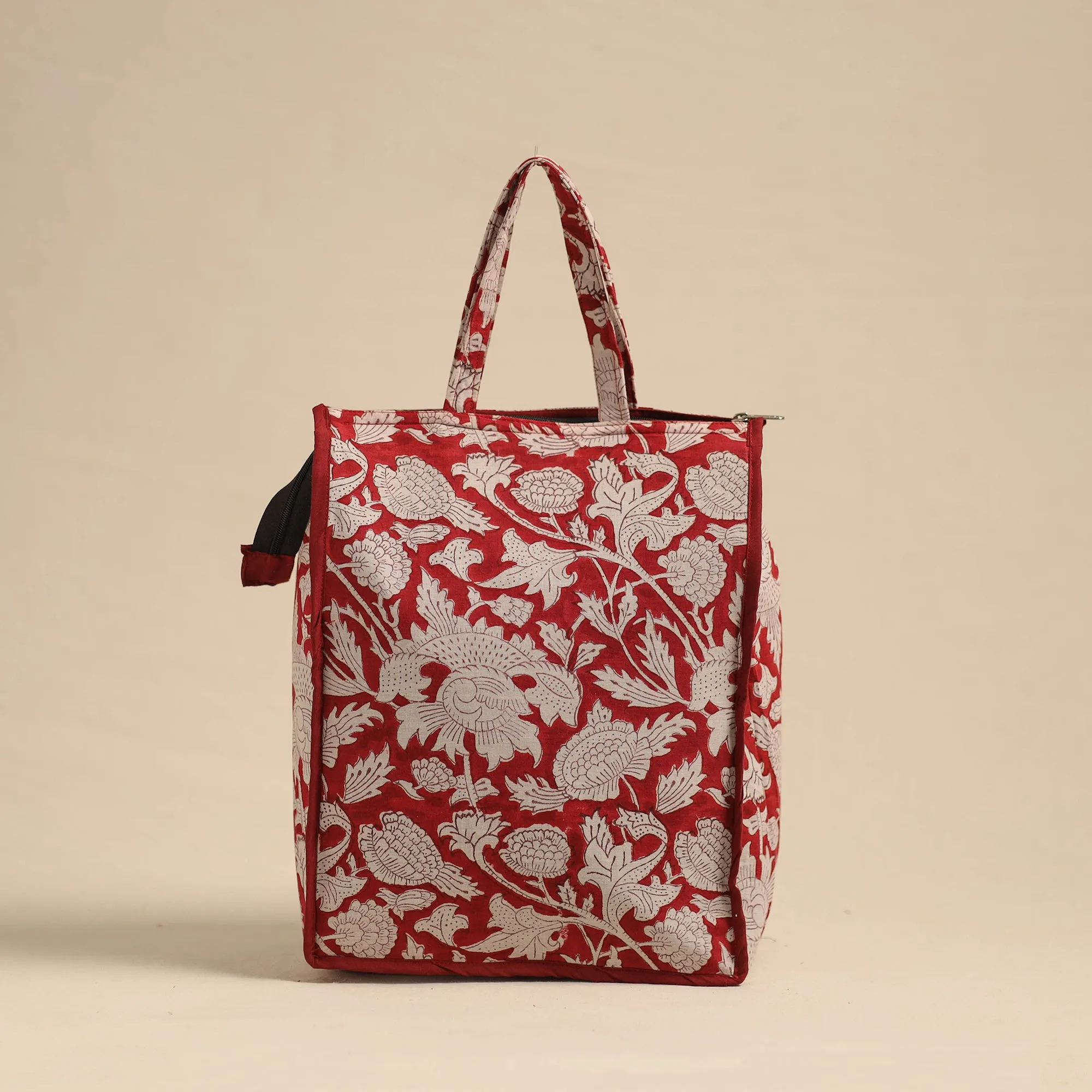 Red - Eco-Friendly Handmade Cotton Handbag for Women 18