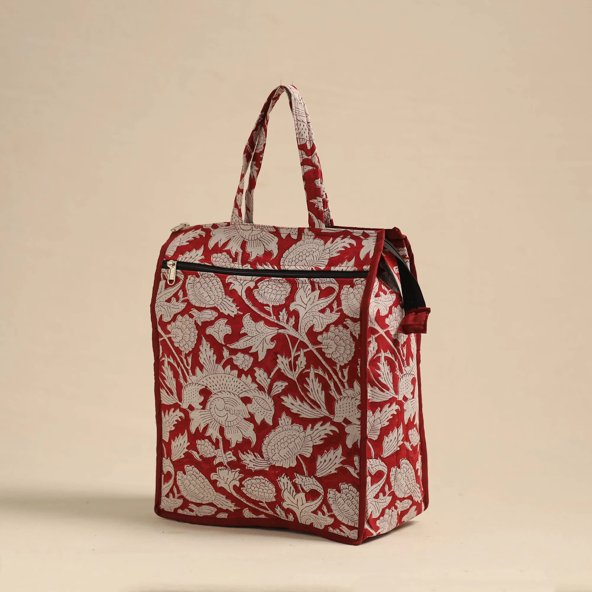 Red - Eco-Friendly Handmade Cotton Handbag for Women 18