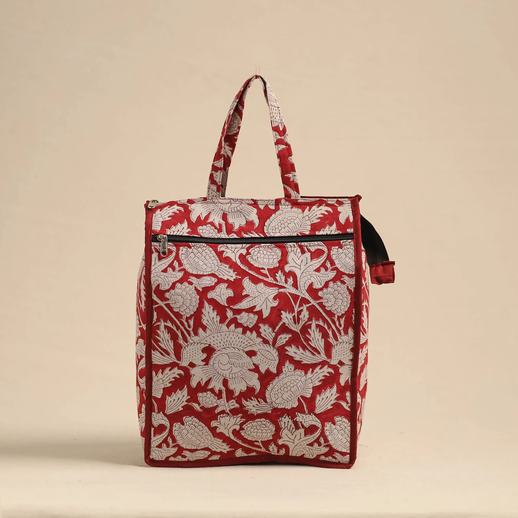 Red - Eco-Friendly Handmade Cotton Handbag for Women 18