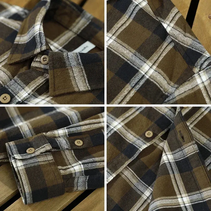 RETRO summer plaid shirt