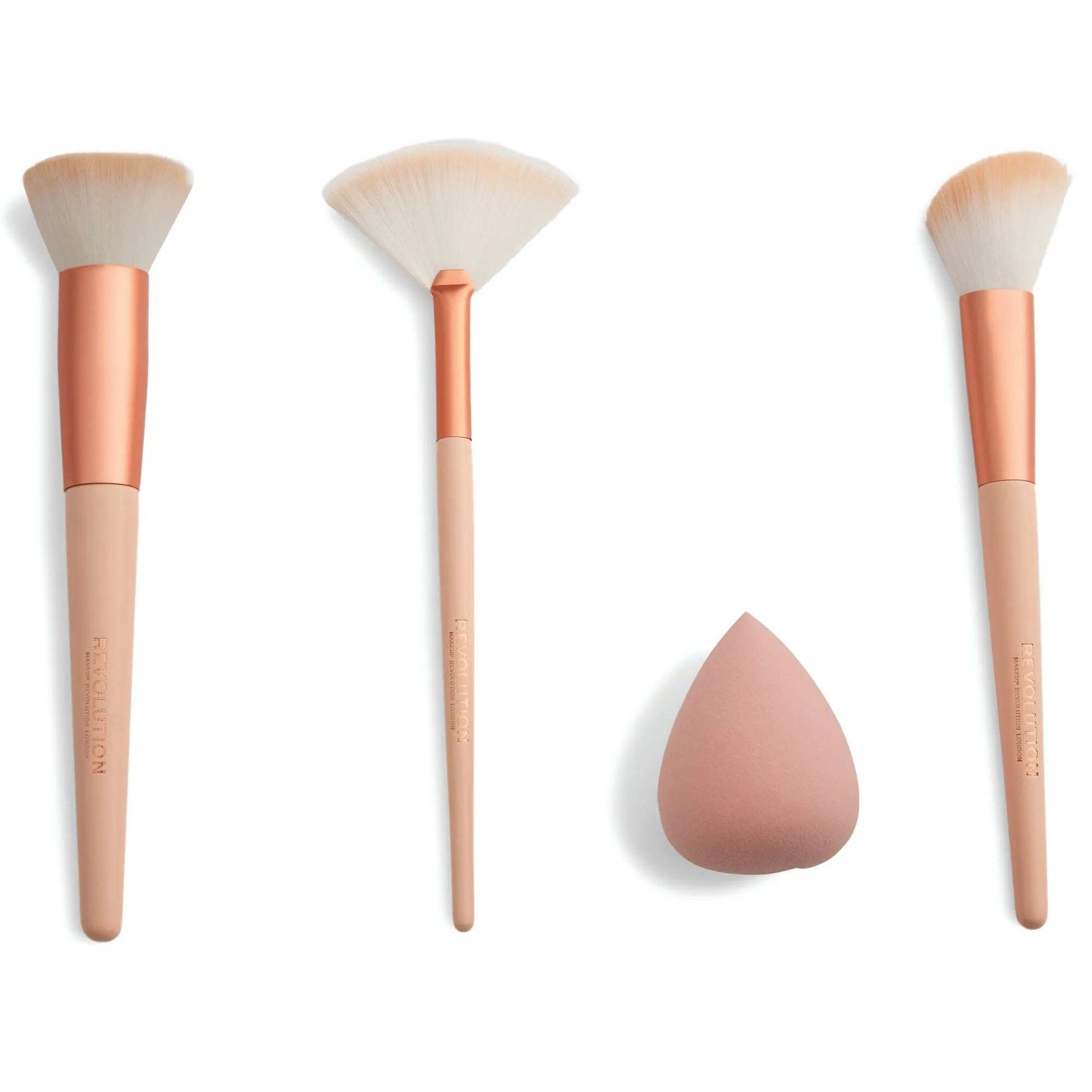 Revolution Sculpt & Glow Brush Set with Blending Sponge