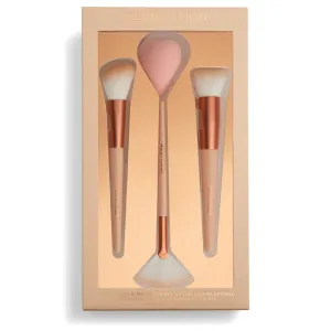 Revolution Sculpt & Glow Brush Set with Blending Sponge