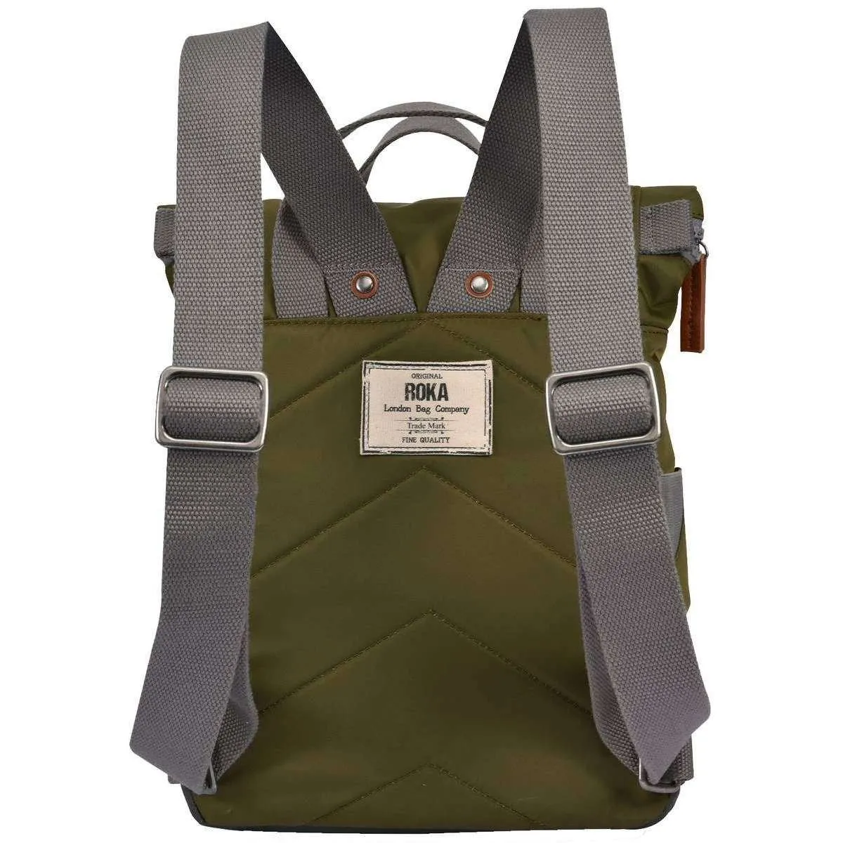 Roka Canfield B Small Sustainable Nylon Backpack - Military Green