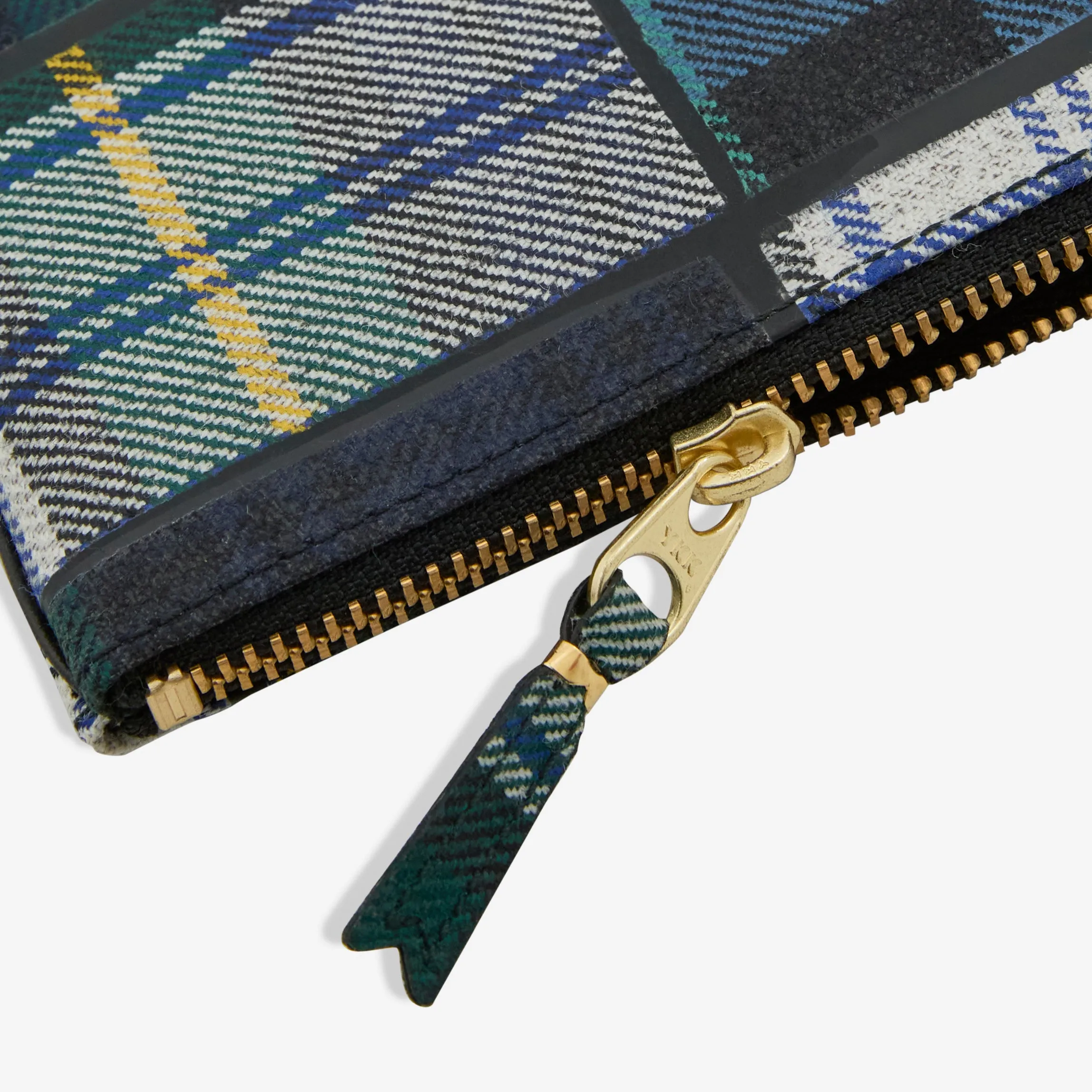 SA8100TP Tartan Patchwork Wallet Green