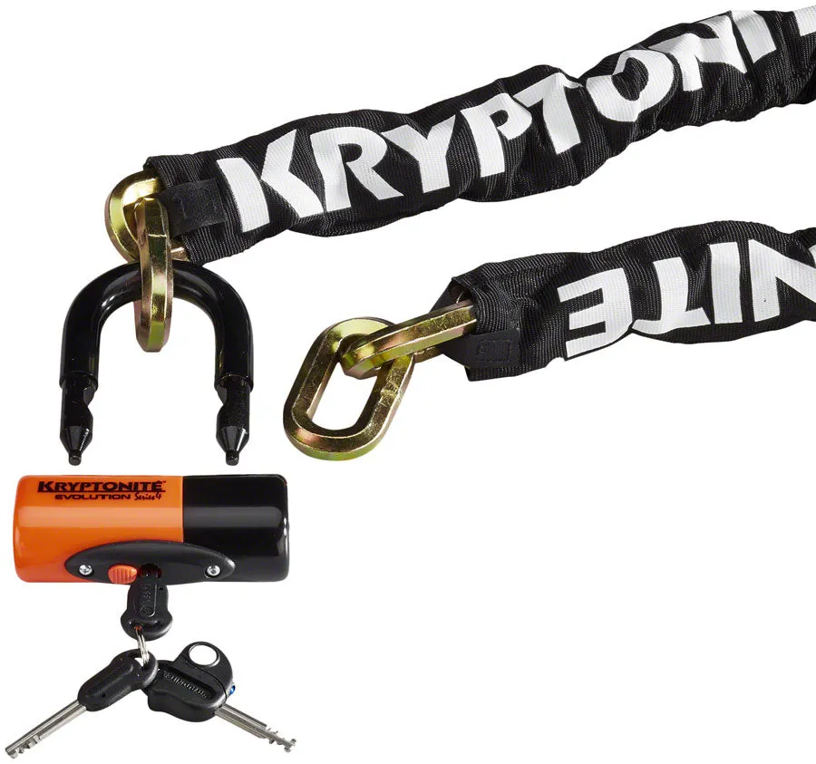 Security - Kryptonite New York Chain 1210 and Evolution Disc Lock: 3.25' (100cm)