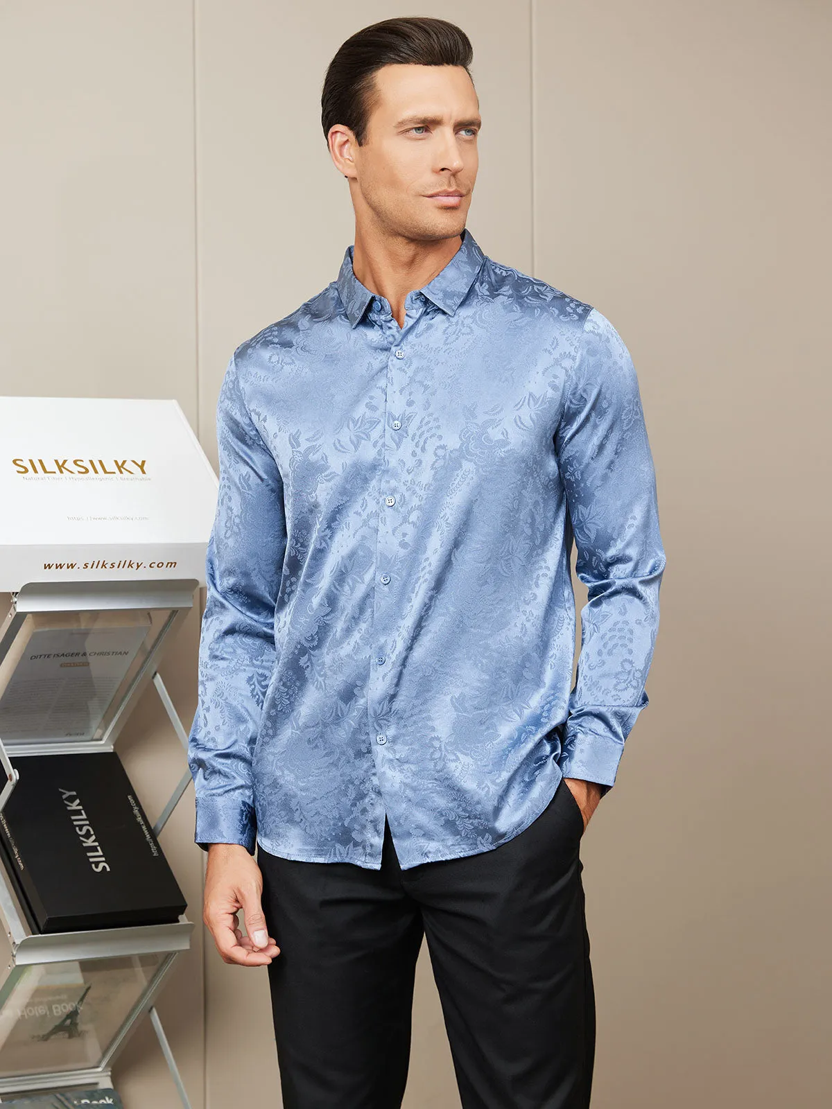 Silk Casual Men‘s Shirt