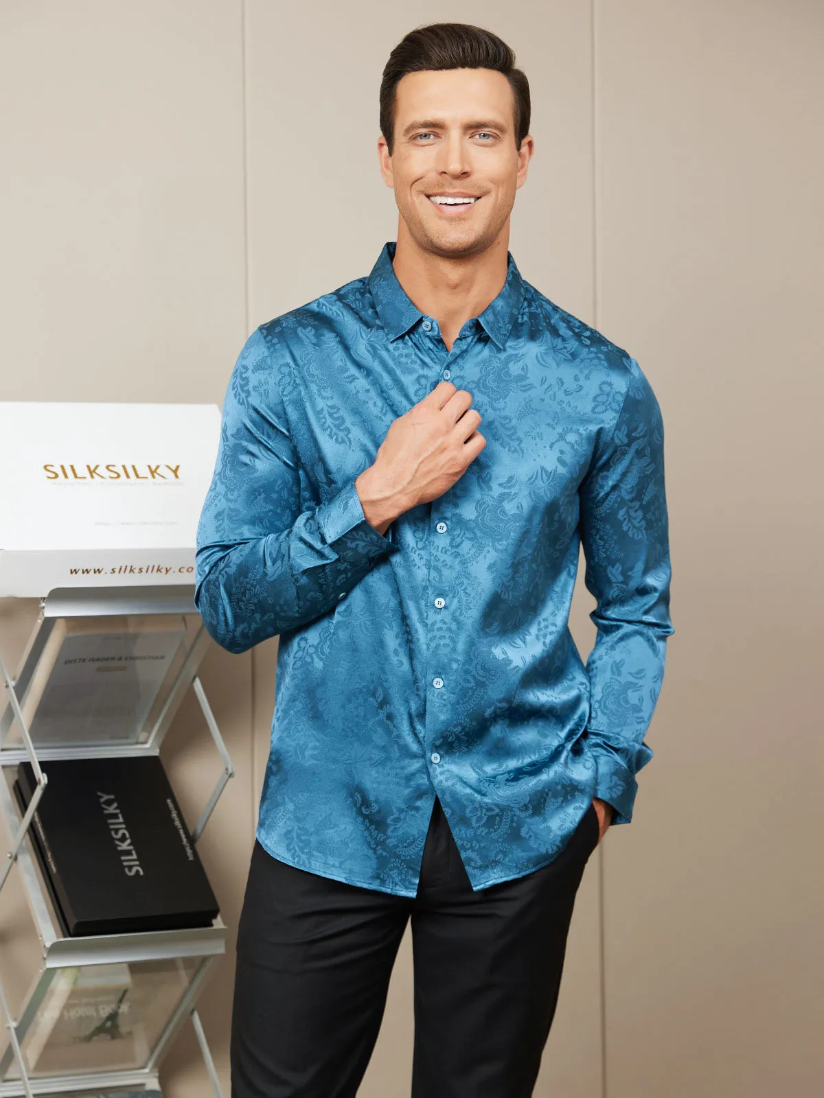 Silk Casual Men‘s Shirt