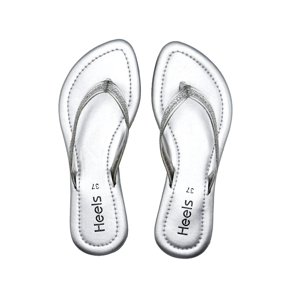 Silver Casual Chappal 000380