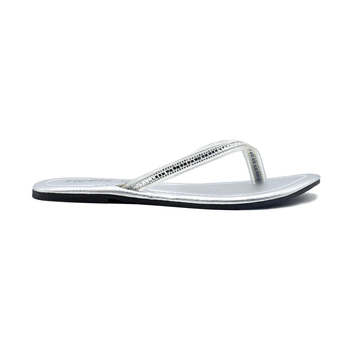 Silver Casual Chappal 000380