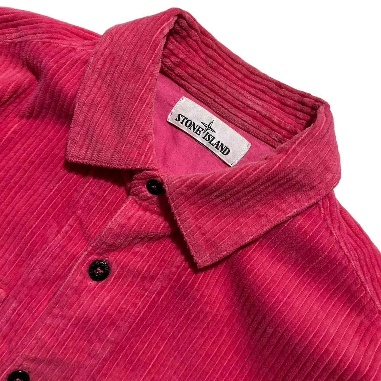 Stone Island Pink Corduroy Shirt