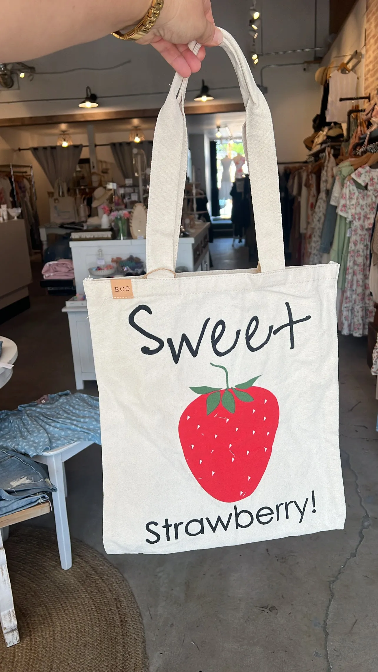 Strawberry Tote Bag