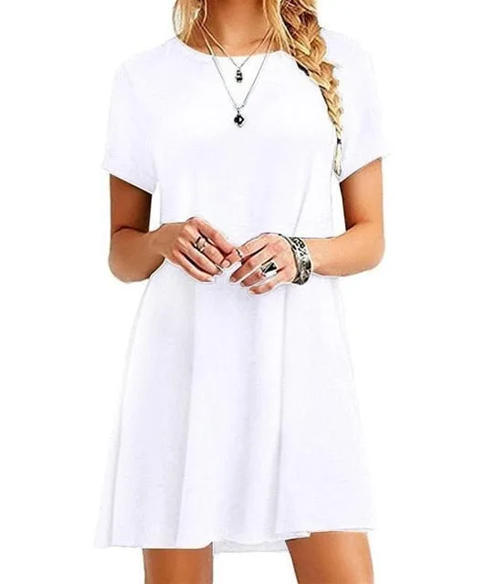 Summer Women's Short Sleeve Dress