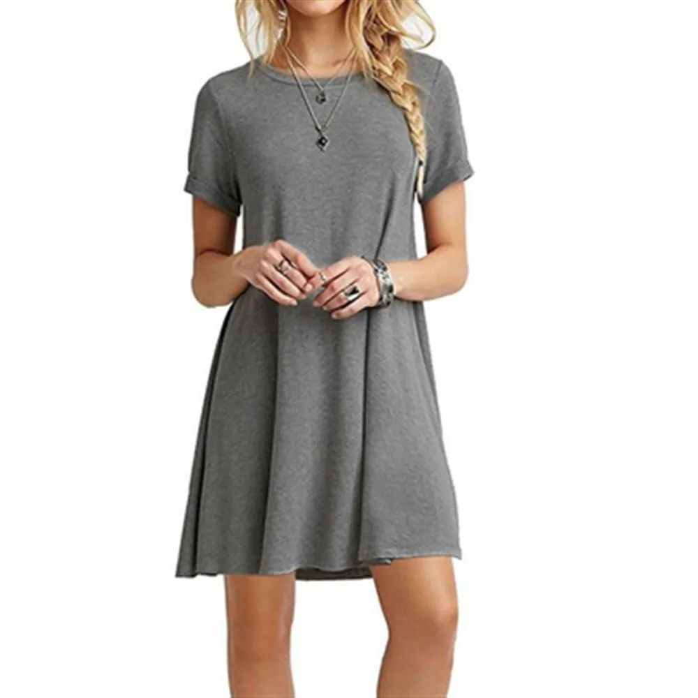 Summer Women's Short Sleeve Dress