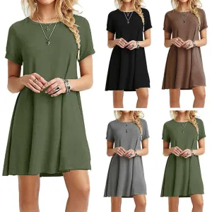 Summer Women's Short Sleeve Dress