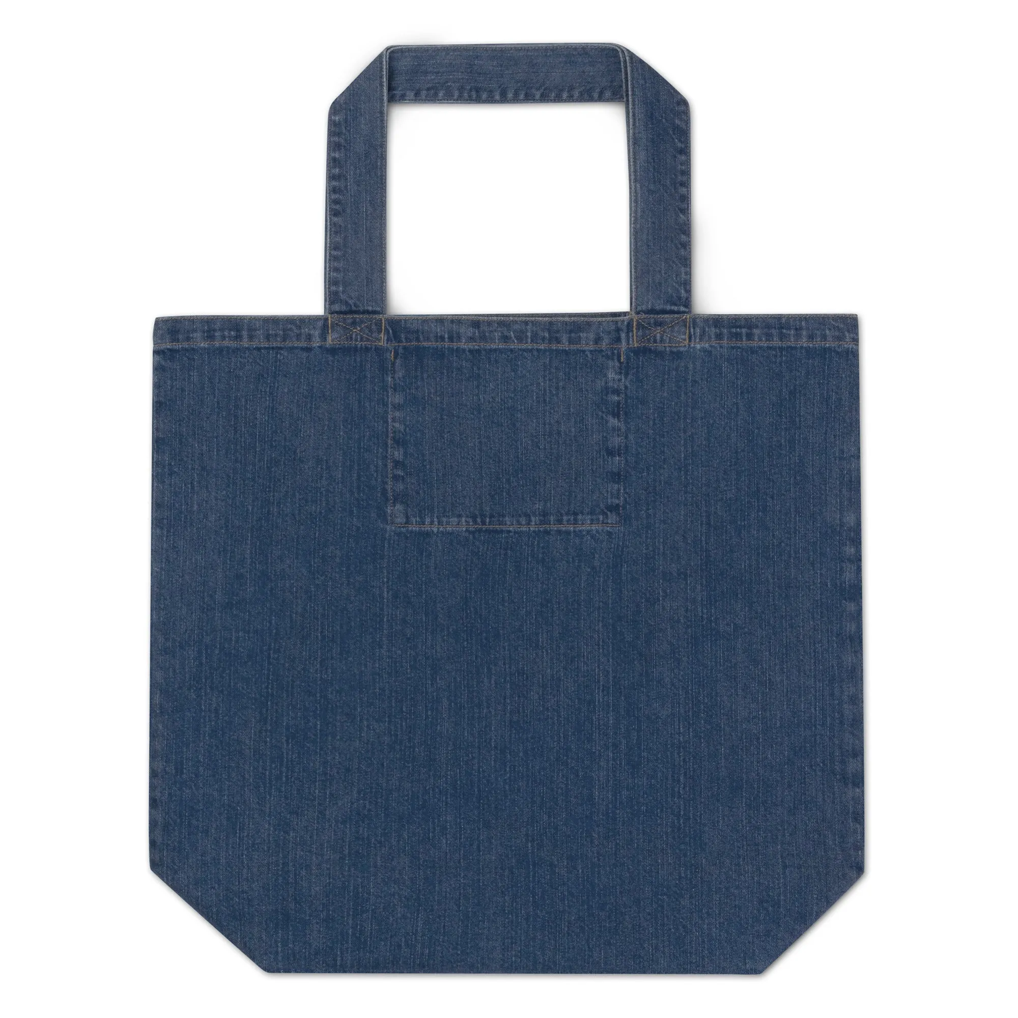 Sustainable and Vegan denim tote bag, Boxer Dog Lovers