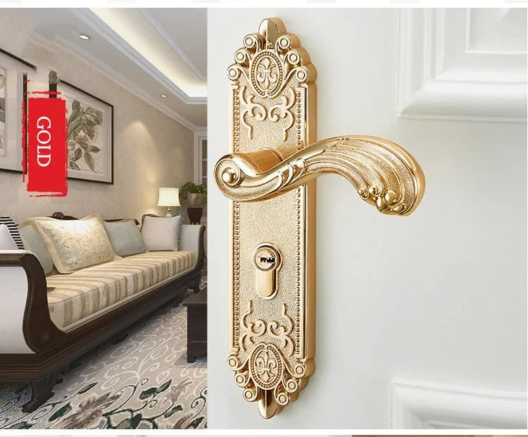 TEEK - European Style Mute Room Door Lock Handle