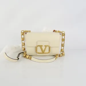 V Studded Shoulder Bag