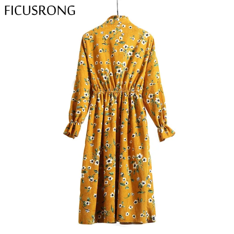 VenusFox Women Vintage  A-line Dress