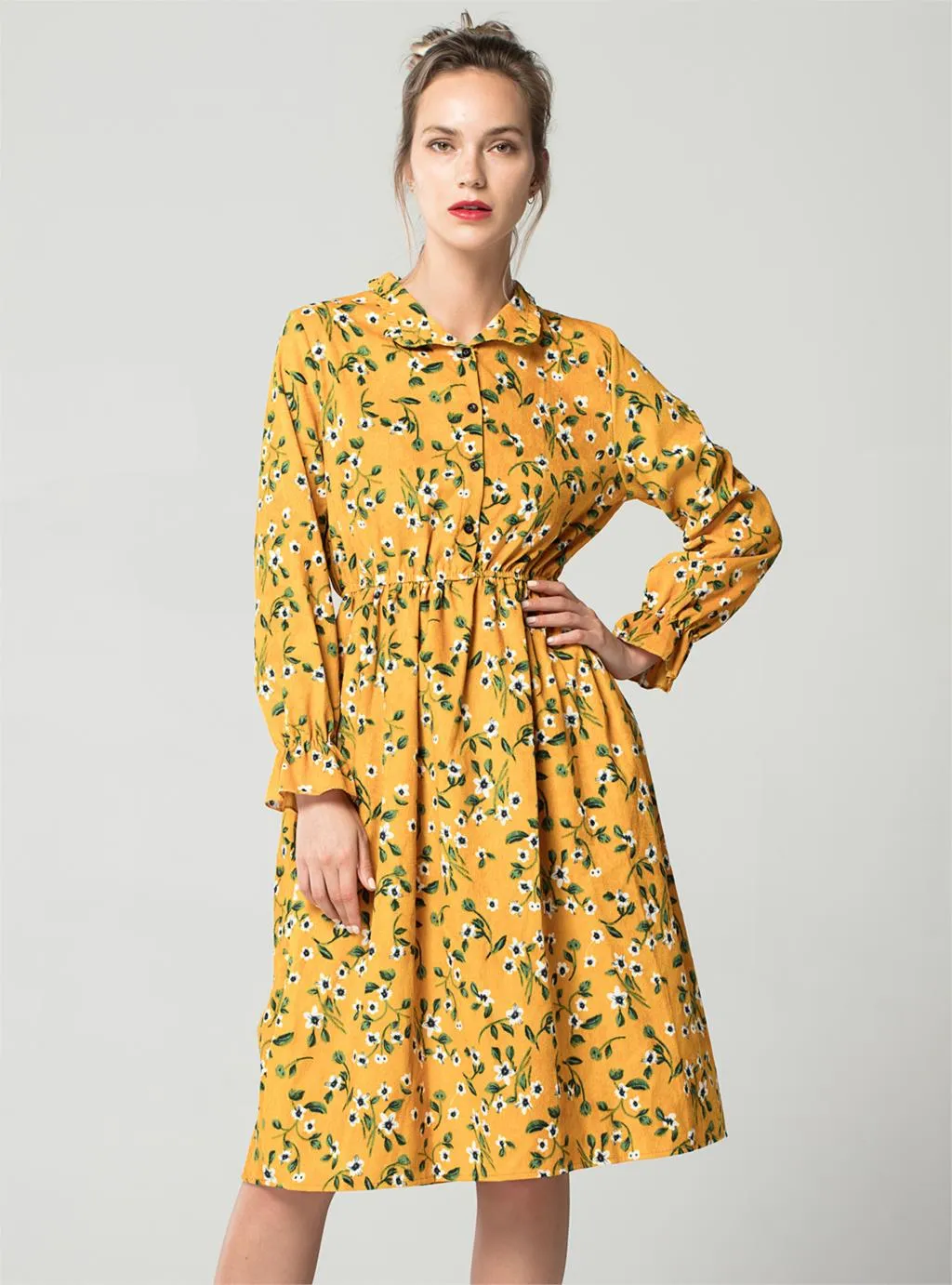 VenusFox Women Vintage  A-line Dress