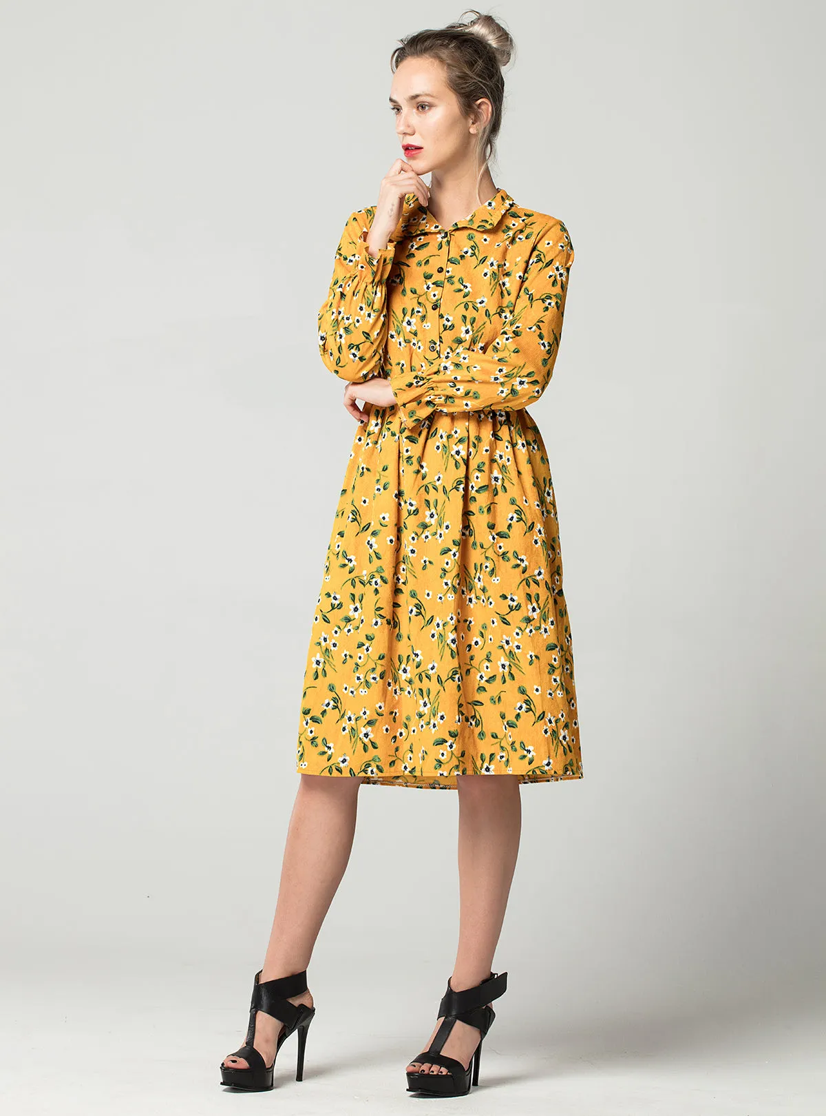 VenusFox Women Vintage  A-line Dress