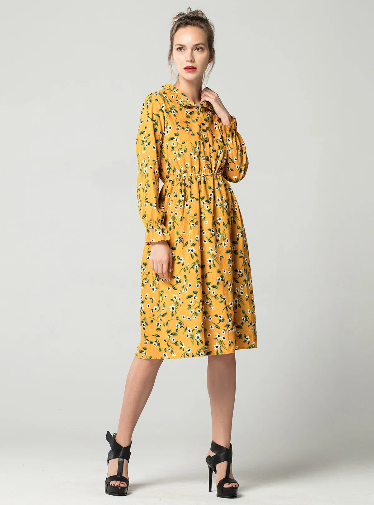 VenusFox Women Vintage  A-line Dress