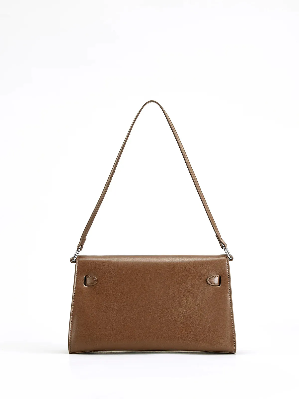 Vesper Flap Soft-Buckle Tote Bag