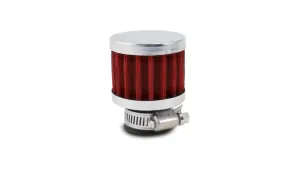 Vibrant Crankcase Breather Filter w/ Chrome Cap, 3/4" Inlet I.D.  - 2164