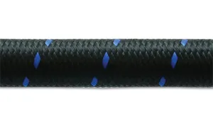 Vibrant Performance 5 Ft. Roll -10 Black Blue Nylon Braided Flex Hose