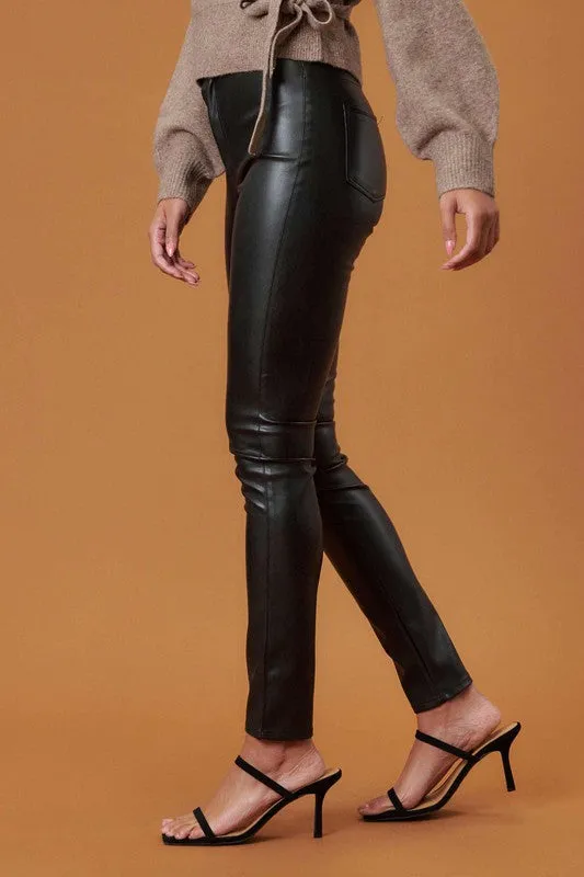 Vibrant Skinny Vegan Pants