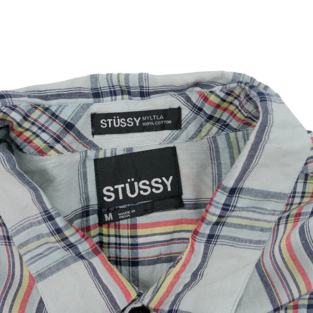 Vintage Stussy Checkered Shirt Size L