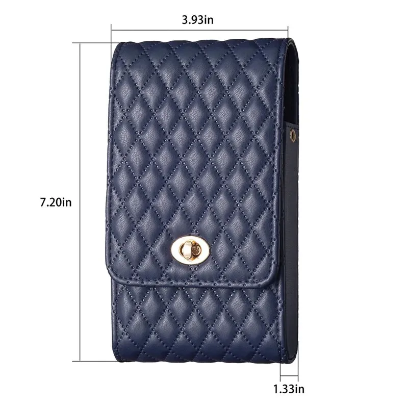 Wallet Small Fragrant Wind Bag With Shoulder Rope Case For iPhone Xiaomi Redmi Huawei OPPO VIVO Moto Google Nokia Realme Infinix