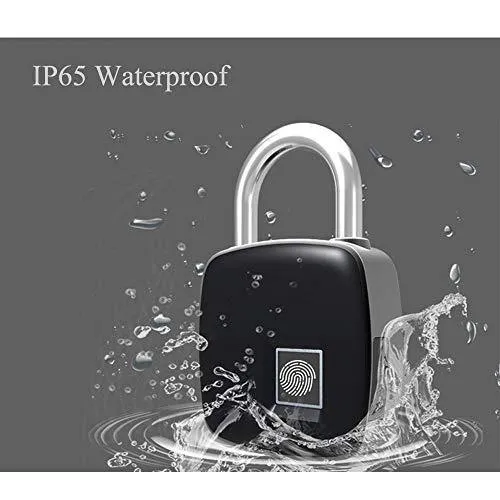 Waterproof Finger print Anti-theft Keyless Padlock