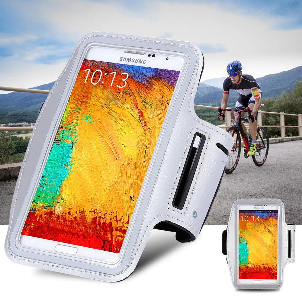 Waterproof Genernal Style PU Leather Case For Samsung Galaxy Note 1 2 3 4 N9100 Running Arm Band For Note4