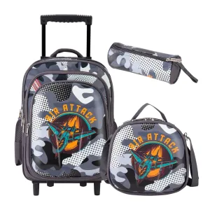 Wheeled School Bags Set of 3-Jet