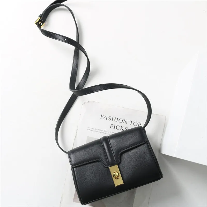 Womens Calfskin Leather Phone Cross Body Shoulder Bag