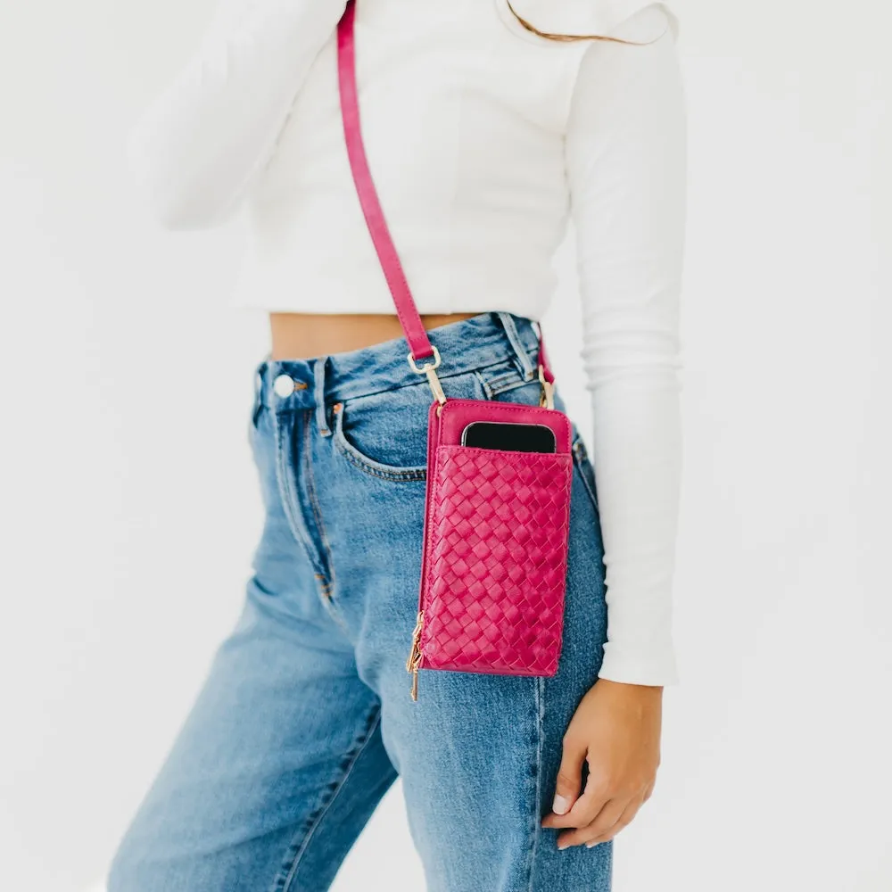 Woven Double Duty Phone Bag